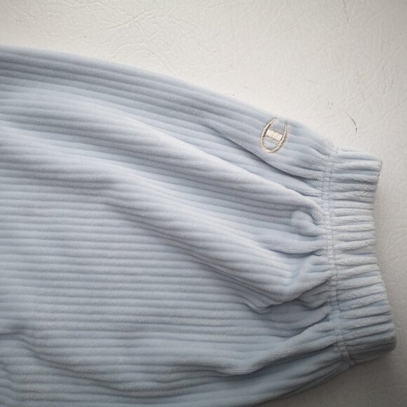 Champion Ladies Size Medium Light Blue Straight Fit Crop Hoodie - Picture 8 of 12